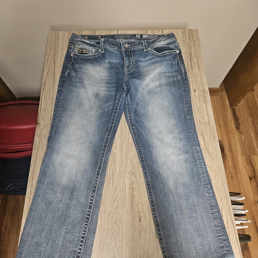 Miss Me Light Blue Ankle Jeans